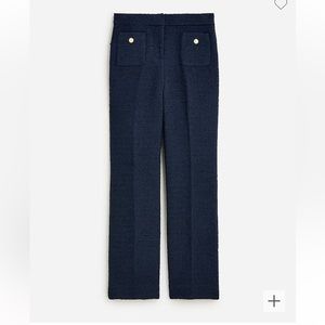 J. Crew Slim kick-out pant in maritime tweed size 2